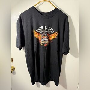 Black Rock & Roll Graphic T-Shirt 2018 inductee shirt